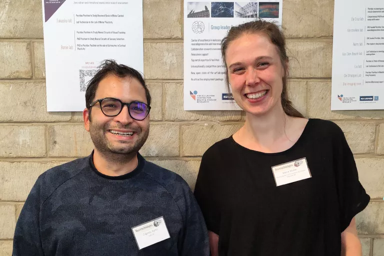 Çagatay Aydin en Marie Mulier, twee jonge hersenonderzoekers met een missie